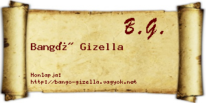 Bangó Gizella névjegykártya